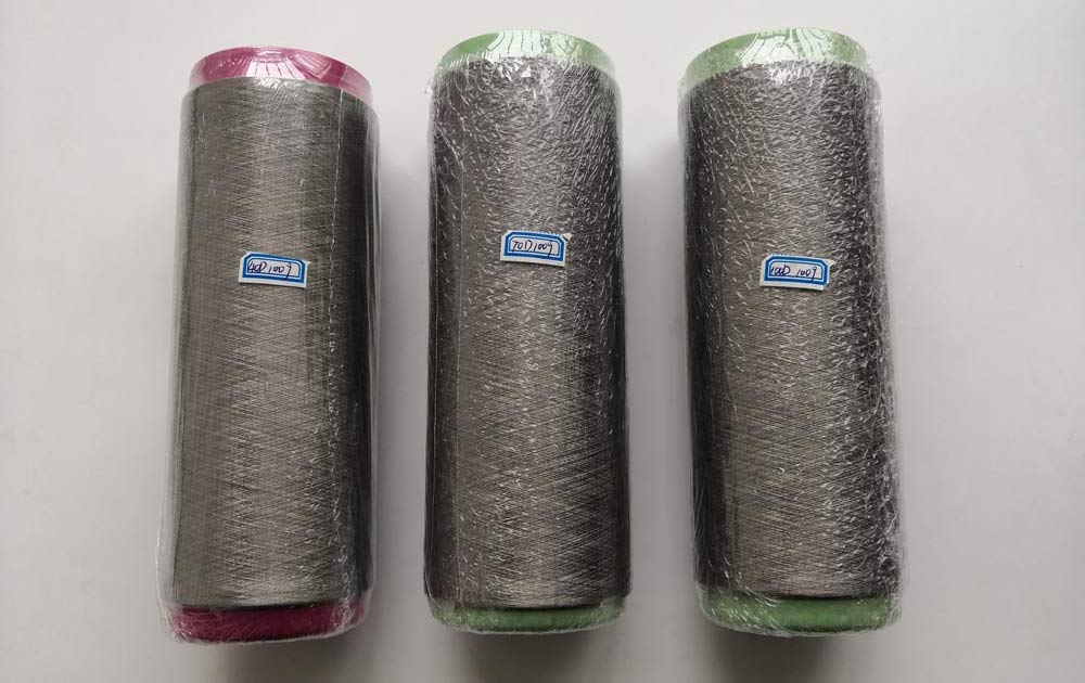FREE Silver Fiber Yarn Samples shipped to Our Potential Customer in USA