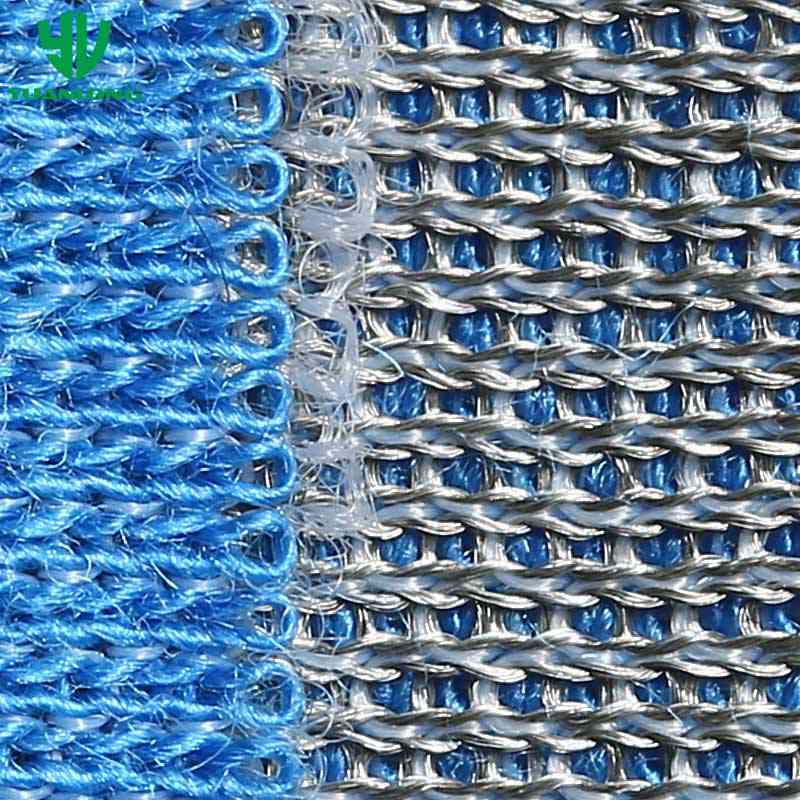 Double-faced Silver Fiber & Modal Knitted Fabric