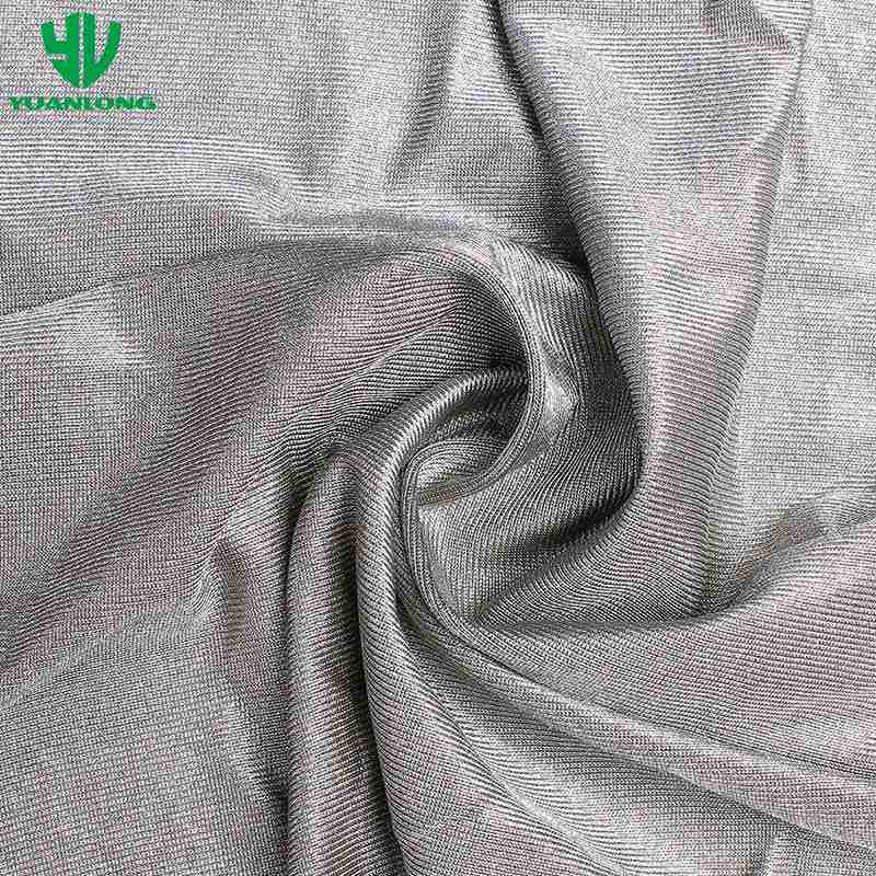100% Silver Fiber Knitted Fabric