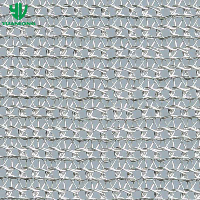 100% Silver Fiber Ultrathin Knitted Mesh Fabric